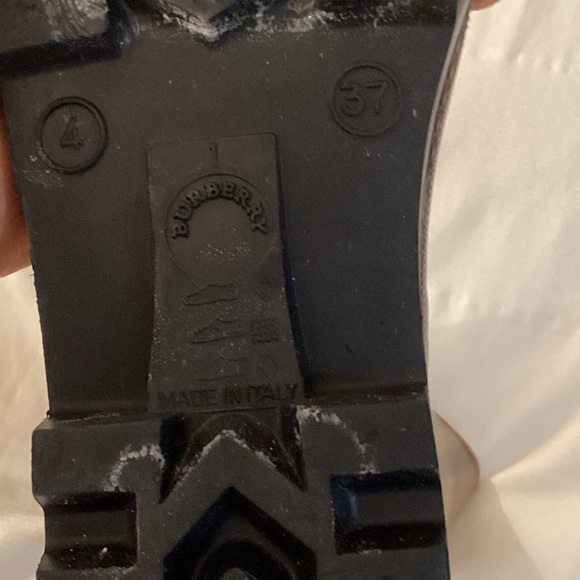 Burberry Haymarket Check Pattern Rubber Rain Boots - Picture 10 of 10